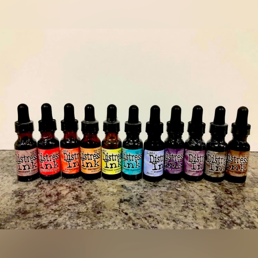 NEW Tim Holtz distress ink droppers / re-inkers